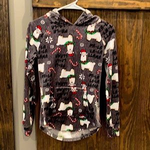 This is a xs NOBO grey pull over